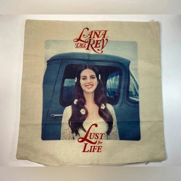 Other - Lana Del Rey - Lust for Life - 18”x 18” -  Throw Pillow Cover / Slip - 🛻🎶